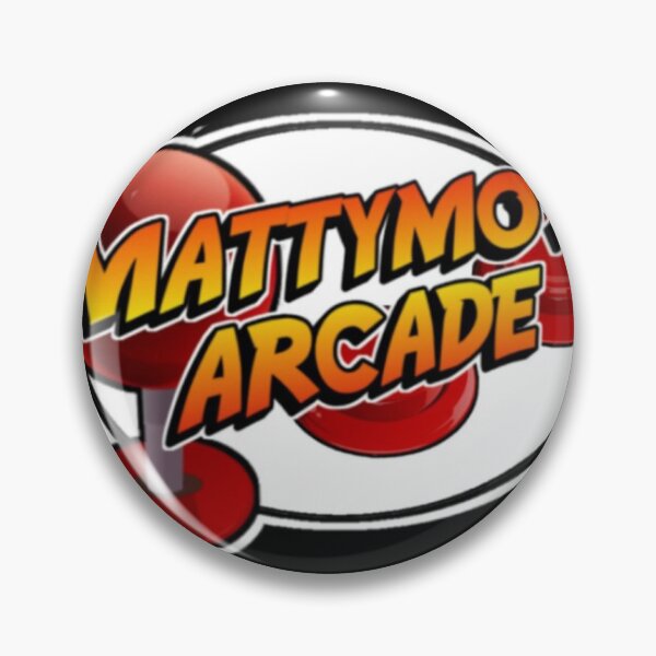 Artikelvorschau, MattyMos Arcade-Logo schwarz entworfen und verkauft von MattyMosArcade.