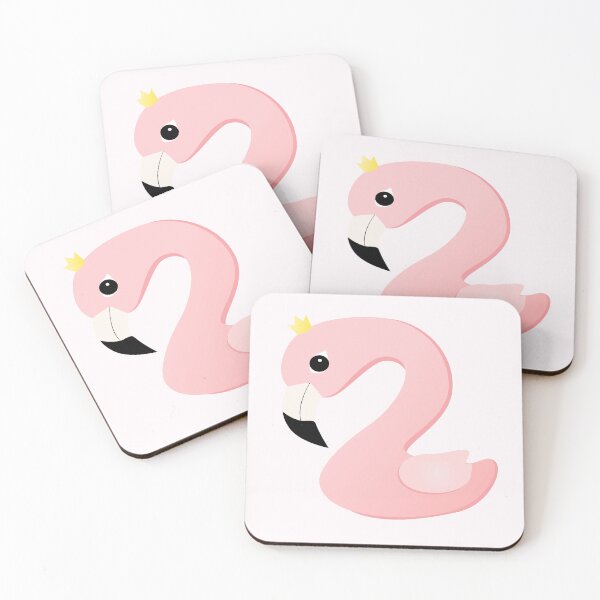 Item preview, Pink Flamingo bird cartoon designed and sold by Beerich888.