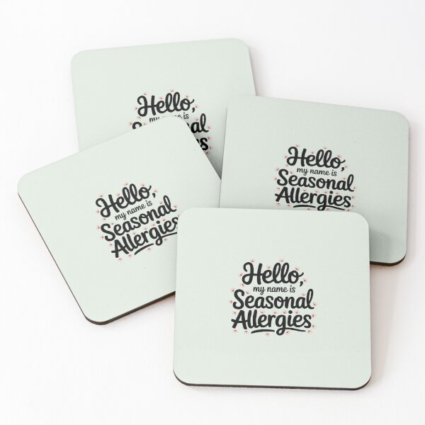 Item preview, Hello, my name is seasonal allergies designed and sold by Moonody Designs.