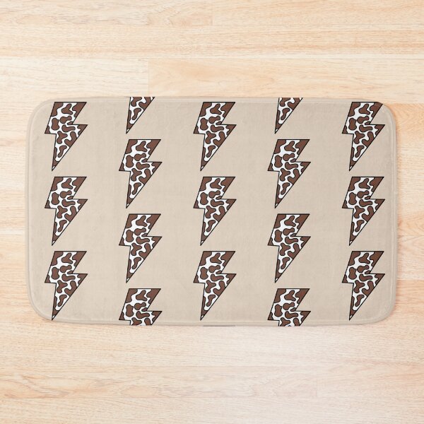 Item preview, Striking Lightning Bolt Illustration - Brown Cow Hide  designed and sold by MrsCreative1.