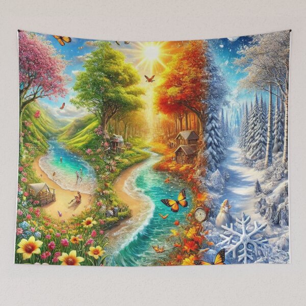 Item preview, he Four Seasons: Dream Paradises Meeting in the Middle designed and sold by Meta2Physical.
