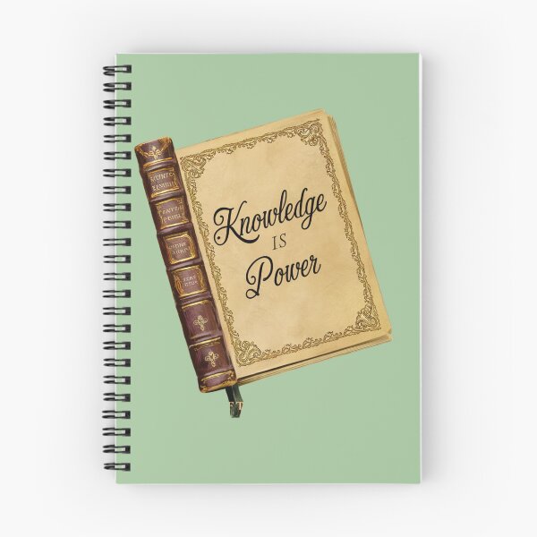 Item preview, KNOWLEDGE IS POWER VINTAGE BOOK DESIGN designed and sold by aishatabubakarx.