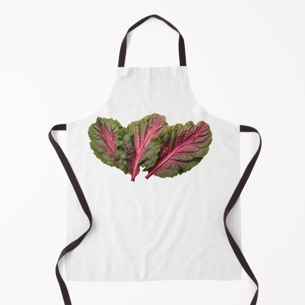 Item preview, Three realistic Dark green Rhubarb leaves with purple veins cutout designed and sold by EmeraldeaArt.
