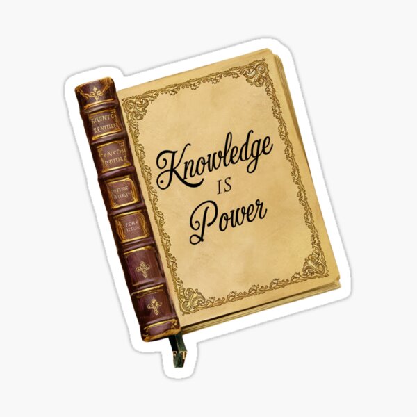 Item preview, KNOWLEDGE IS POWER VINTAGE BOOK DESIGN designed and sold by aishatabubakarx.