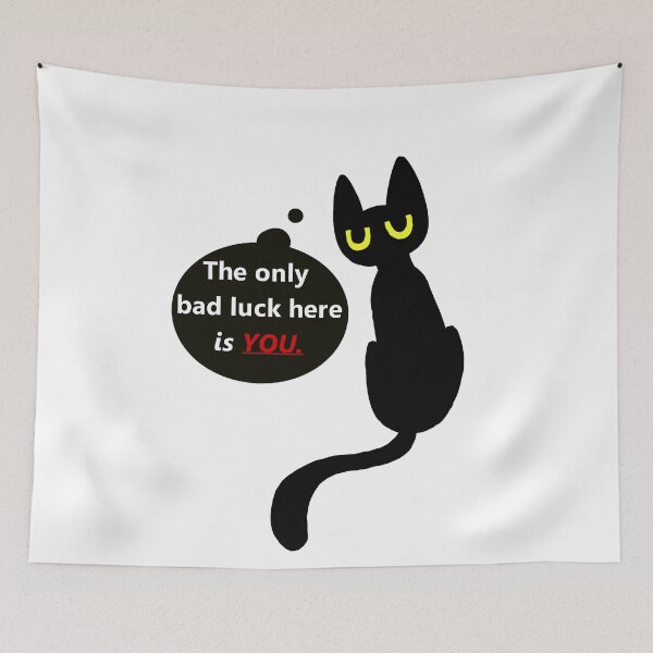 Item preview, The only bad luck here is YOU. designed and sold by OneLateKnight.