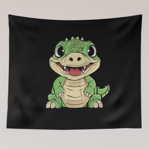 Item preview, Cute Baby Crocodile Women Kids Kawaii Crocodile designed and sold by DSWShirts.