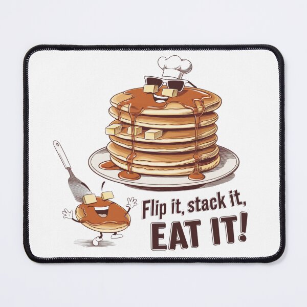 Item preview, National Pancake Day Funny T-Shirt – Flip It, Stack It, Eat It!" designed and sold by MarandSviet.