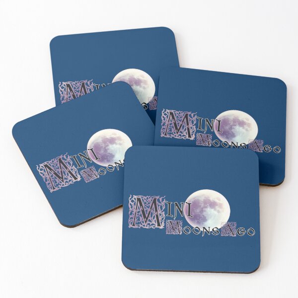 Item preview, Mini Moons Ago - Playful Lunar Wordplay Fantasy Art designed and sold by Fun Funky Designs.