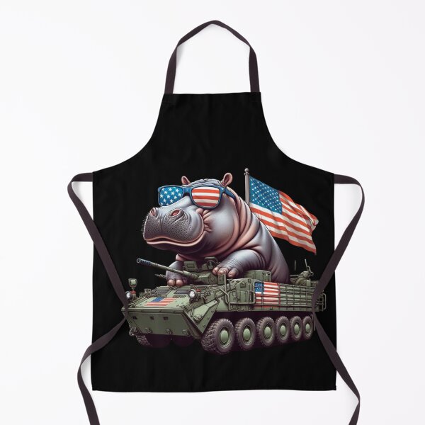 Item preview, The Military Hippo in an Armored Vehicle designed and sold by AmigosFurEver.