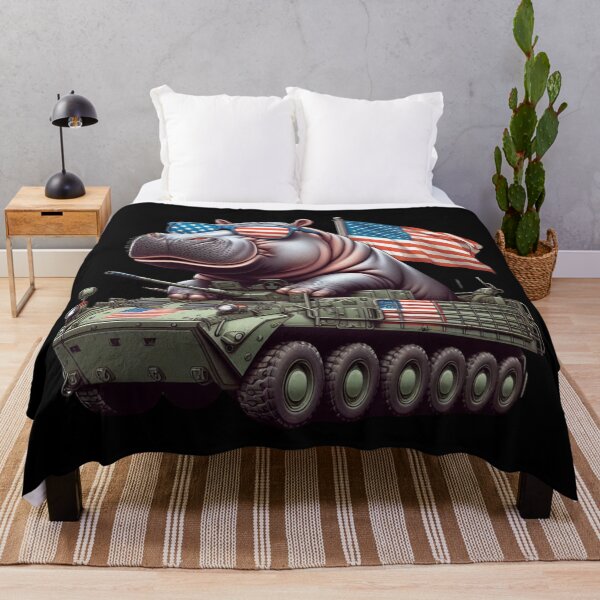 Item preview, The Military Hippo in an Armored Vehicle designed and sold by AmigoVerse.