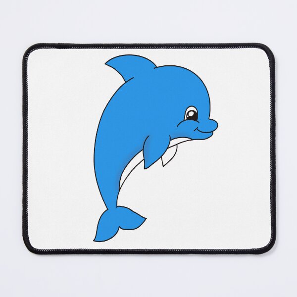 Item preview, Happy Blue Dolphin designed and sold by YarkaYa.