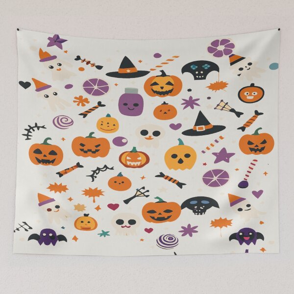 Item preview, Halloween pumpkin  pattern designed and sold by Fashion For You.