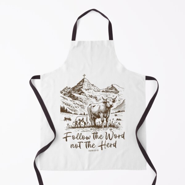 Item preview, Follow The Word Not The Herd Funny Cow designed and sold by Greenbacks.