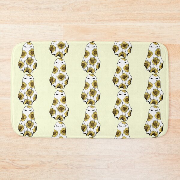 Item preview, Ghost with Sunflower Pattern - Yellow designed and sold by MrsCreative1.