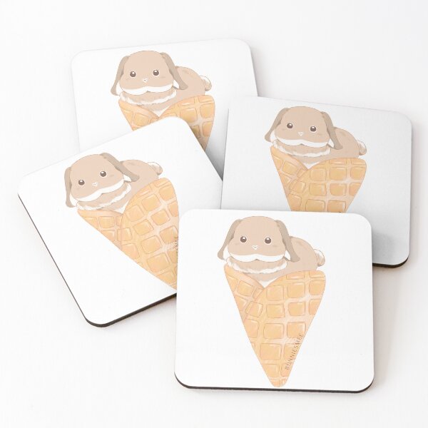 Item preview, Ice Cream Cone | Bailey the Holland Lop Cream Rabbit | Bunniesmee T-Shirt designed and sold by bunniesmee.