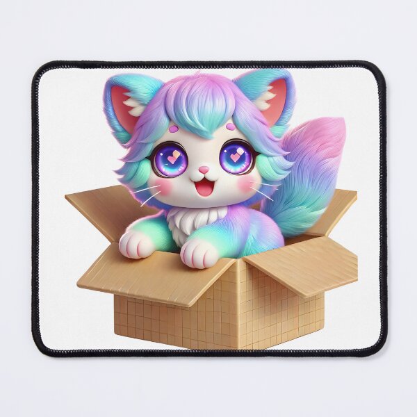 Item preview, Rainbow Kitty,Rainbow cat in a gift box designed and sold by chayanin24.