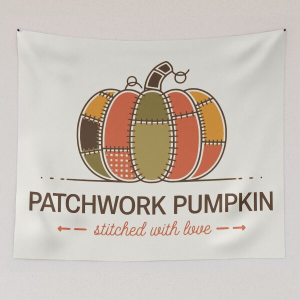 Aperçu de l'œuvre Délice de citrouille en patchwork créée et vendue par PragmaticP.