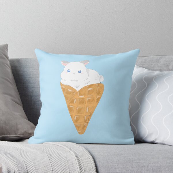 Aperçu de l'œuvre Cornet de glace Bunny Claude | T-shirt Bunniesmee créée et vendue par bunniesmee.