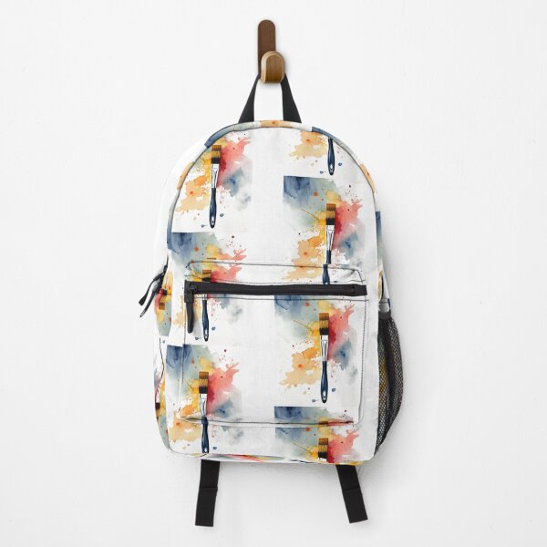 Item preview, A simple paintbrush with a stroke of paint, watercolor designed and sold by catcurio.