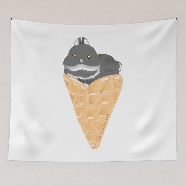 Item preview, Black Ice Cream Sean the Bunny | Bunniesmee T-Shirt designed and sold by bunniesmee.