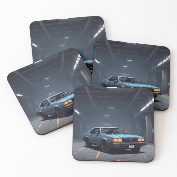 Item preview, Pixel Art Cyberpunk Vintage Car designed and sold by papi1998.