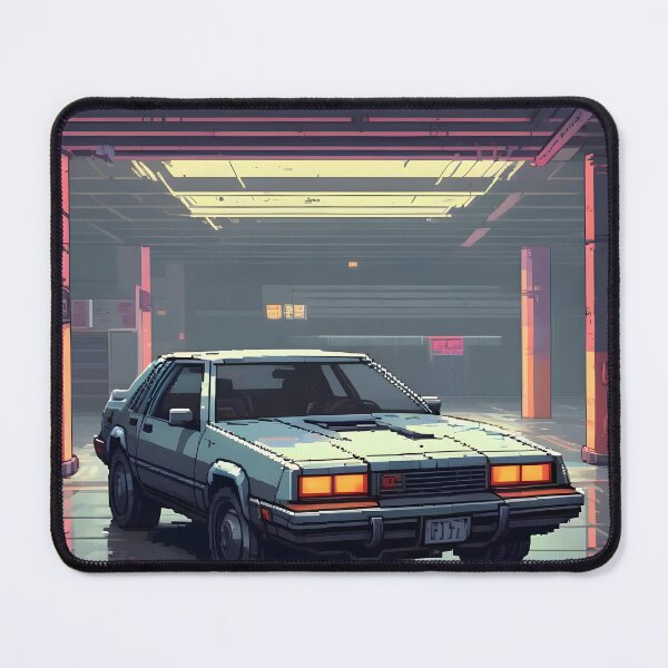 Item preview, Pixel Art Cyberpunk Vintage Car designed and sold by papi1998.