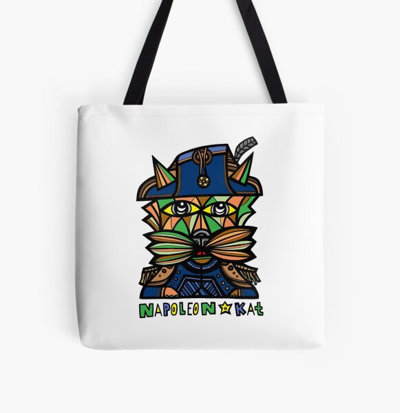 "Napoleon Kat" All Over Print Tote Bag