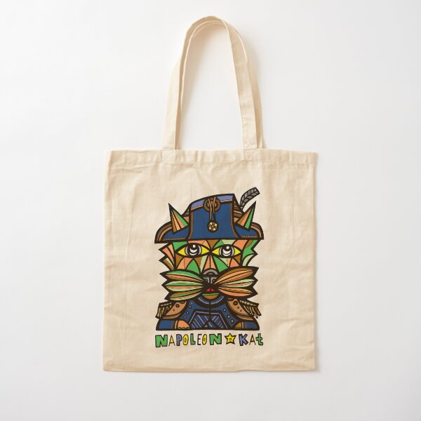 "Napoleon Kat" Cotton Tote Bag