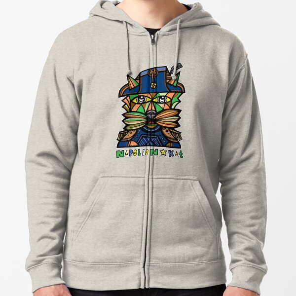 "Napoleon Kat" Zipped Hoodie