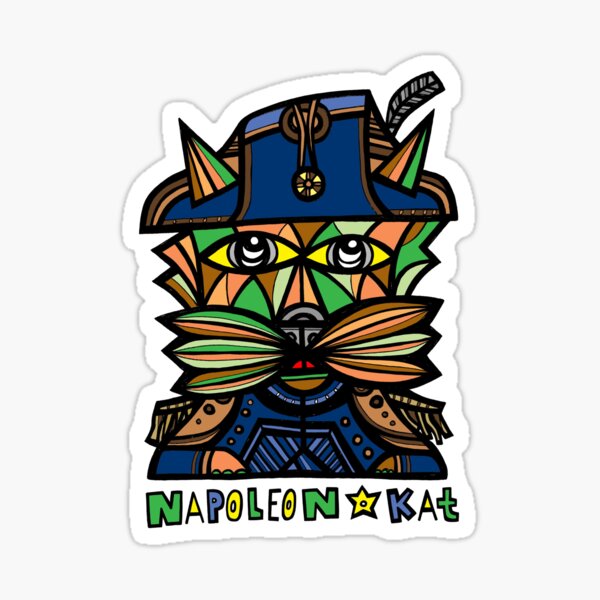 "Napoleon Kat" Sticker