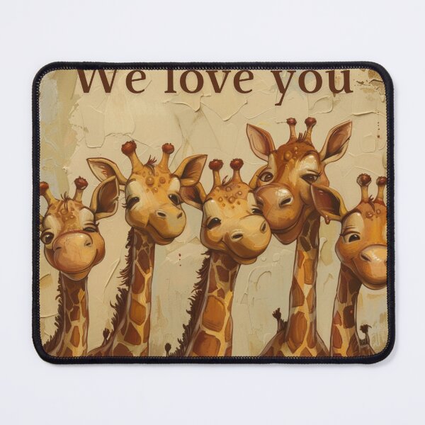 Item preview, Enchanting Giraffes and a Timeless Message of Love designed and sold by SagasArt.
