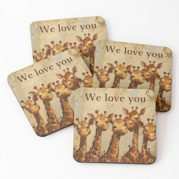 Item preview, Enchanting Giraffes and a Timeless Message of Love designed and sold by SagasArt.