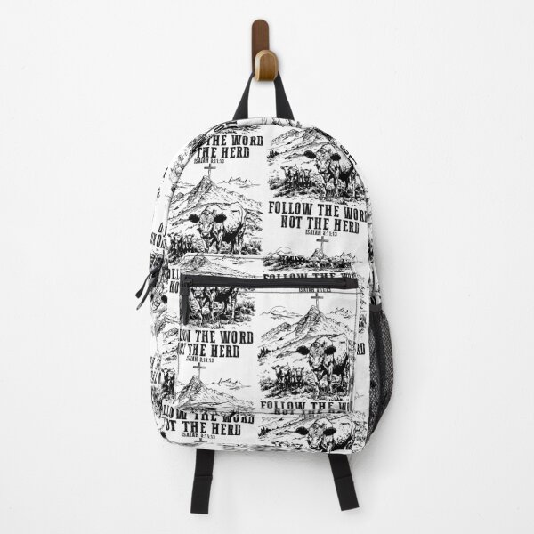 Item preview, Follow The Word Not The Herd Funny Retro designed and sold by Greenbacks.