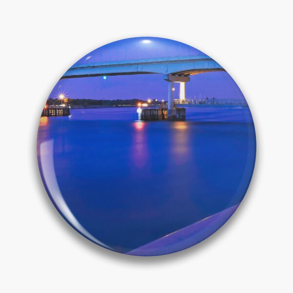 Item preview, Sebastian Inlet Bridge Blue Hour designed and sold by CarolRMontoya.