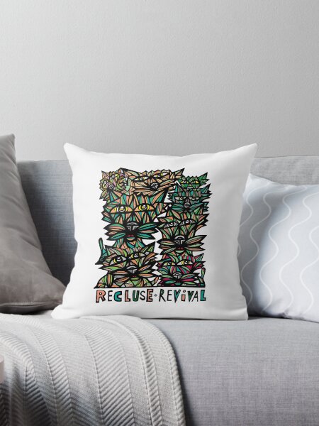 "Recluse Revival" Throw Pillow