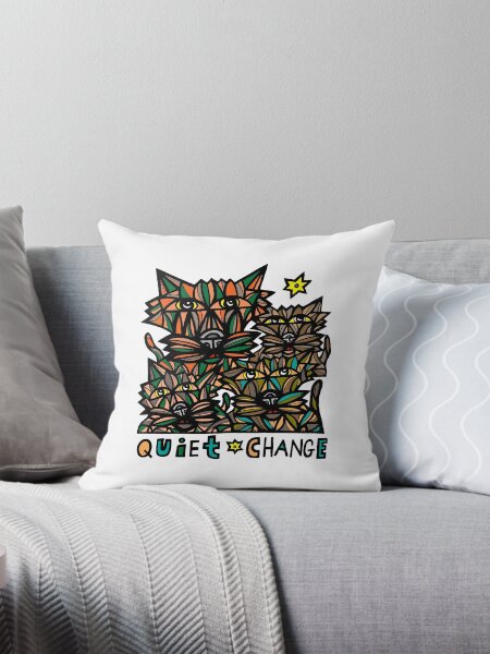 "Quiet Change" Throw Pillow