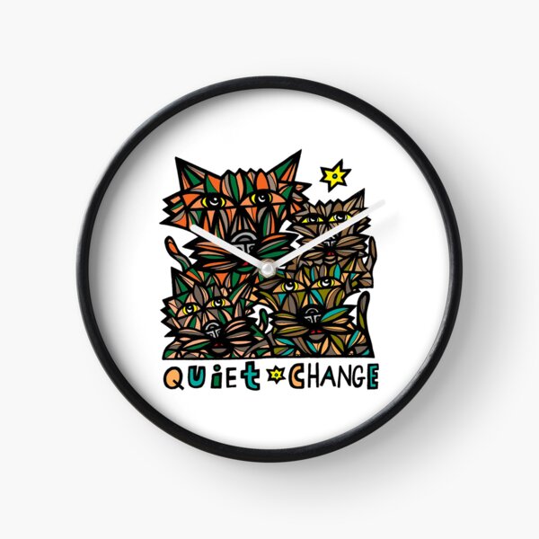 "Quiet Change" Clock