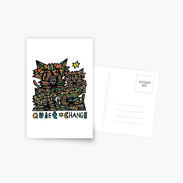 "Quiet Change" Postcard