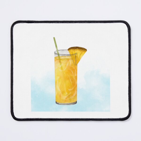 Item preview, Tropical Pineapple Drink - Watercolour Summer Art designed and sold by RaiyaTees.