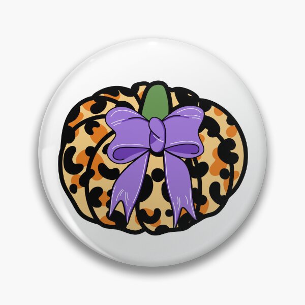 Item preview,  Leopard Print Pumpkin with Bow Illustration - Orange designed and sold by MrsCreative1.