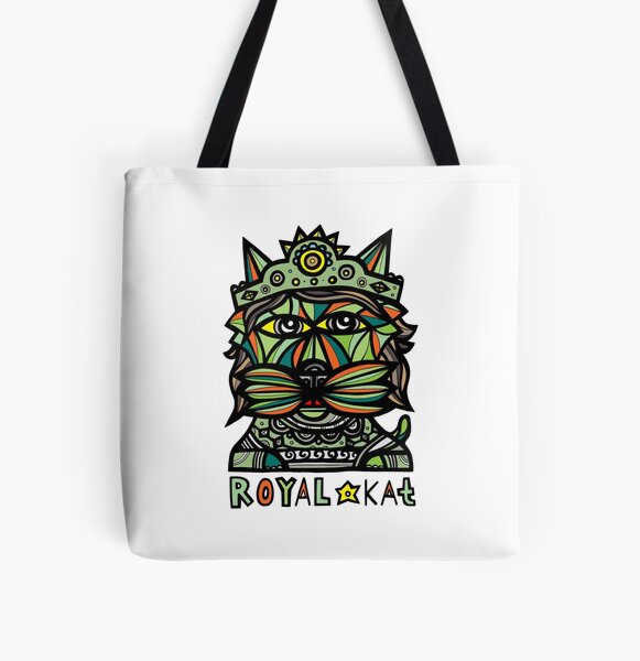 "Royal Kat" All Over Print Tote Bag