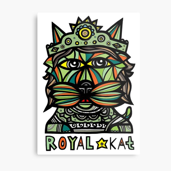 "Royal Kat" Metal Print