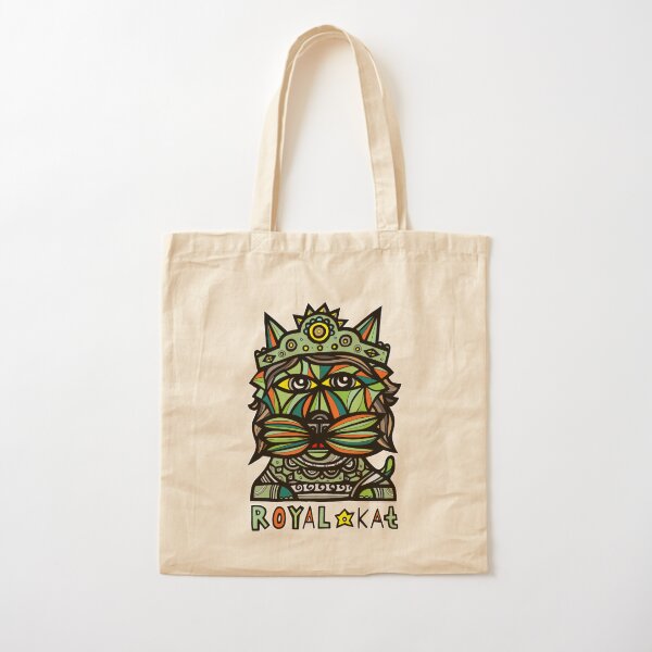 "Royal Kat" Cotton Tote Bag