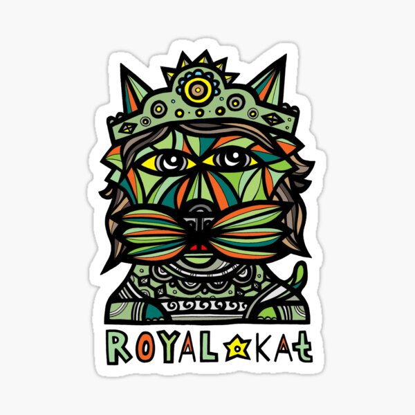 "Royal Kat" Sticker