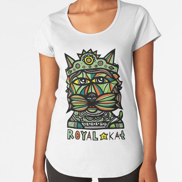 "Royal Kat" Premium Scoop T-Shirt