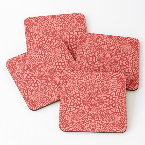 Item preview, Tribal Reflective - Berry Red designed and sold by PaisleyMcNoodle.