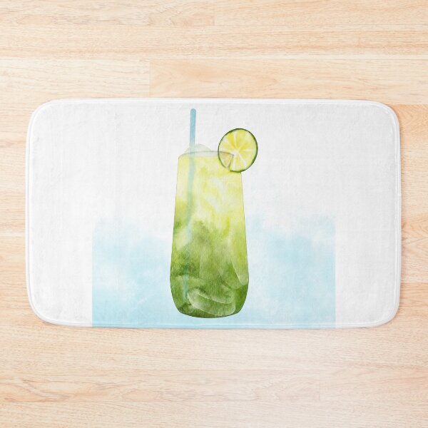 Item preview, Fresh Lime Cooler - Watercolour Summer Drink Art designed and sold by RaiyaTees.