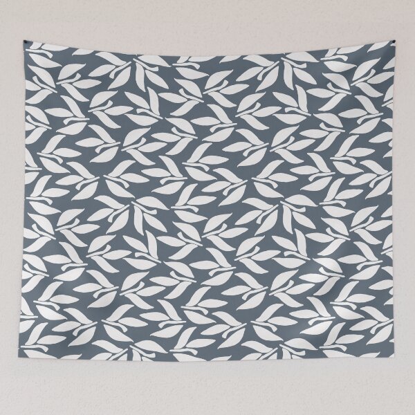 Item preview, Laurel branch, White and dark gray designed and sold by Alex  Blud.