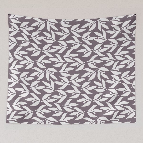 Item preview, Laurel branch, White and coffee designed and sold by Alex  Blud.