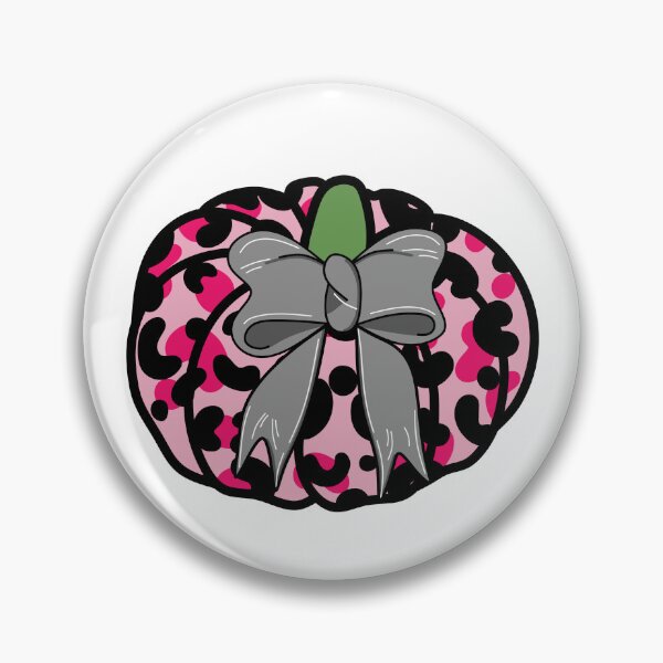 Item preview, Leopard Print Pumpkin with Bow - Pink designed and sold by MrsCreative1.